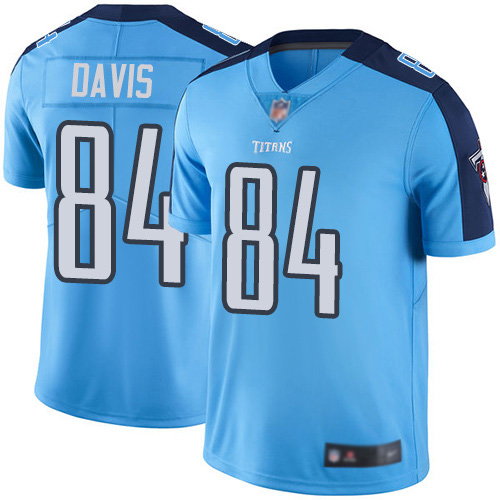 Tennessee Titans Limited Light Blue Men Corey Davis Jersey NFL Football #84 Rush Vapor Untouchable